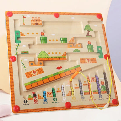 Wooden Magnetic Montessori Maze