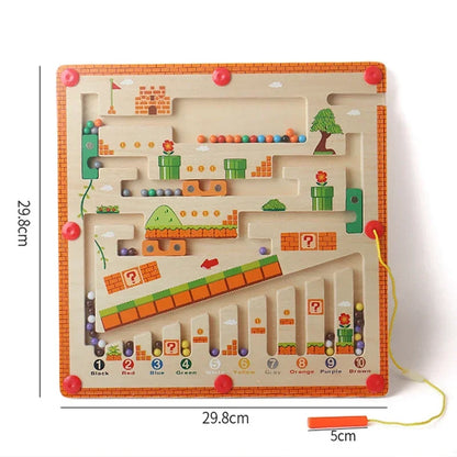 Wooden Magnetic Montessori Maze