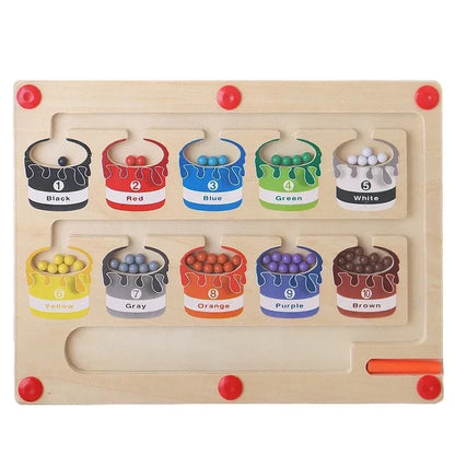 Wooden Magnetic Montessori Maze